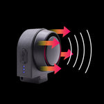 LinkMejor Wireless Bike Alarm 115dB Loud Anti-theft 400mAh USB Chargeable IPX5 Waterproof Electric Vibration Horn with Remove Control for Bicycle Scooter Motorcycle