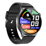 MT800 1.56-inch AMOLED Display ECG+PPG Voice Assistant One Click Micro Physicak Examination bluetooth Call Heart Rate Blood Pressure Blood Oxygen Monitor Sleep Monitoring Blood Glucose Testing SOS Calls Multi-sport Modes IP67 Waterproof Smart Watch