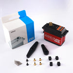 LinkMejor S8218 40KG Metal Gear Digital Servo Waterproof High Torque Steering Gear for 1:5 RC Car