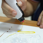 LinkMejor Lithium Electric Hot Melt Glue Gun YC20-V4JBII USB Rechargeable Quick Heat Portable Glue Pen with Automatic Shutdown for Crafts and Repairs