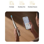 LinkMejor Mijia MES611 Oscillation Electric Toothbrush With Multi-Directional Sweep for Plaque Removal APP Control Pressure Alert 30-Day Battery
