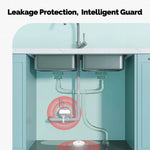MOES Tuya ZigBee3.0 Water Leak Sensor Smart Flood Detector APP Alerts Remote Monitoring for Home Pipe Protection Smart Life APP