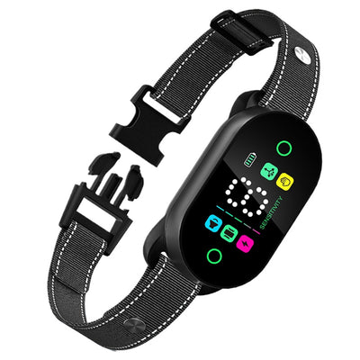 PB20 Smart Dog Training Collar Anti Barking Intelligent Automatic Adjustable Sensitivity Beep Shock Vibrator IP67 Waterproof Type-C Charging for Dog 10-120LBs