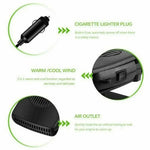 200W 12V Electric Car Heater Defroster Multi-function Portable Defogger Windshield Defroster Heating Cooling Dual Modes For All Season