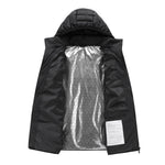 LinkMejor HJ-11 Unisex Electric Heated Jacket - 11 Heating Areas,  3-Modes Adjustable, USB Charging, Thermal Hoodie Jacket for Winter Sport Skiing Cycling