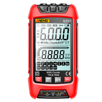 LinkMejor SZ01 6000 Counts Auto Range True RMS Digital Multimeter High Precision Resistance Frequency Tester