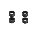 4PCS Drift Flat Tyres for SG PINECONE Forest 2410 2411 F3 F4 1/24 Mini RC Cars Vehicles Models Spare Parts