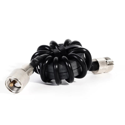 ZP614 HF Current Balun 1:1 Design 1.8MHz-30MHz EMI Suppression High Power 150W PEP Large Magnetic Core Ferrite Ham Radio Shortwave Communication Accessories