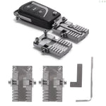 Universal Key Clamping Fixture Duplicating Cutting Machine Stainless Steel Precision Cutting for Car and Door Key Copy Tool