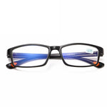 Ultralight TR90 Reading Glasses Flexible Bendable Frame Fashion Rectangular Blue Light Blocking Computer Eyewear