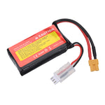 LinkMejor 7.4V 850mAh 100C 2S LiPo Battery XT30 Plug for RC Drone