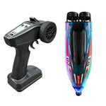 JJRC-S25-YW 2.4G High-Speed RC Boat Dual Brushless Motors Colorful Lights Waterproof Collision-Resistant Vehicle Models