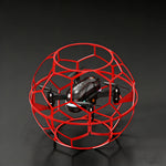 LinkMejor YL16 Competition Racing Flying Football Drone Removable 2 Batteries Design Altitude Hold Mode Gradient Lighting Grid Full Protection Child Gift Toys RC Quadcopter RTF
