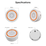 LinkMejor Tuya WiFi/ZigBee3.0 Smart Sound and Light Siren Sensor 90dB Smart Life Siren Home Security System Tuya Gateway Hub Work with Alexa