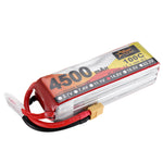 LinkMejor Power 14.8V 4500mAh 100C 4S Lipo Battery XT60 Plug for FPV RC Drone