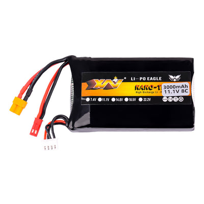 11.1V 3000mAh 8C 3S Lipo Battery for RadioLink RC6GS RC4GS Radio Transmitter