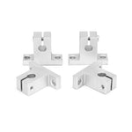 Machifit 15Pcs 100mm-1000mm Optical Axis Guide Bearing Housings Linear Rail Shaft Support Screws Set