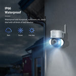 Tuya 5MP Smart WiFi Floodlight Camera Wireless Color Night Vision Auto Tracking Two-way Audio IP66 Waterproof Outdoors Surveillance Cam