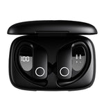 LinkMejor Z9 TWS Earphone bluetooth Earphone HiFi Stereo Deep Bass Dual Microphones CVC Call Noise Cancelling Power Display IPX5 Waterproof Earhooks Sports Headphones