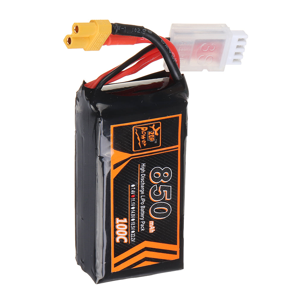 LinkMejor 11.1V 850mAh 100C 3S Lipo Battery XT30 Plug for RC Racing Drone