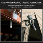 LinkMejor S11-T 500LM LED Keychain Flashlight 6500K Rechargeable Magnetic Portable Mini Torch USB-C Charging IP66 Waterproof EDC Flashlight 15g Lightweight