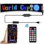 Car Indoor Display Screen Flexible Advertising Screen LED Soft Screen APP Bluetooth Control IP66 Waterproof Rating