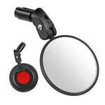 WEST BIKING Round Bicycle Rearview Mirror 360°Rotatable Convex Safety Cycling Motorcycle MTB Bike Rearview Mirror