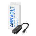 LinkMejor ANET-5 USB 3.2 to 5GbE Adapter Wired LAN Network Connection for Raspberry Pi 5G/2.5G/1G/100Mbps 5000Mbps USB-C to RJ45 Network Converter