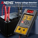 LinkMejor RT01 Automotive Relay Tester Digital Voltage Relay Detecter 4-Pin 5-Pin Relay Display 12V 24V Battery Diagnostic Tool