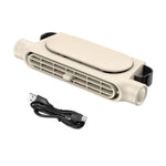 Backseat Cooling Fan Electric Auto Backseat Car Fan Three Adjustable Wind Speeds Cooling Tool for Mini Cars RVs Sedans