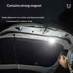 LinkMejor 1002 2-in-1 LED Flashlight Camping Light 1800mAh Battery 8H Runtime COB Light with Magnetic Base Power Bank Waterproof Design Camp Lamp