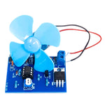 NE555 DC 4.5V DIY Electronic Fan Module PWM Speed Control Motor Speed Controller Electronic Soldering Kit for Learning