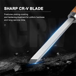 8PCS Professional Wood Turning Chisels Set High-Speed Steel Blades Lathe Chisel Kit with Skew Parting Spear Point Gouges Round Nose for Woodworking Lathe
