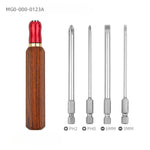 Wood Handle Screwdriver Hand Tool Fixed Value Torque Brass Collet Woodworking Replacement Accessories Household Screwdriver Set