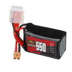 LinkMejor 6S 22.2V 550mAh 95C 12.21Wh LiPo Battery XT30 Plug for BabyApe Ⅱ II RC Drone FPV Racing