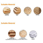 Spoilboard Surfacing Router Bit 1/2 Inch 12.7mm Shank 63mm Diameter 4 Wings Carbide Inserts CNC Router Bit Wood Slab Flattening MDF Laminate Slotting Trimming Tool