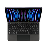 for iPad Air 11 M2 Multi-language Tablet Protective Keyboard Case with Touchpad Foldable Backlit Tablet Cover