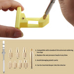 TS100 Hot Melt Nut Insertion Kit Brass CNC Precision for M2 M3 M4 M5 M6 M8 Compatible with 936 Soldering Iron Tips