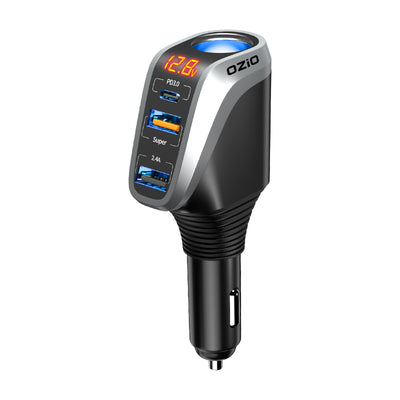 LinkMejor 66W+PD 20W Car QC Fast Charging Socket 12V-24V Car Charger For All Car Models