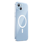LinkMejor Case for iPhone 14 6.1 inch Crystal Series Magnetic Phone Case with High Light Transmittance