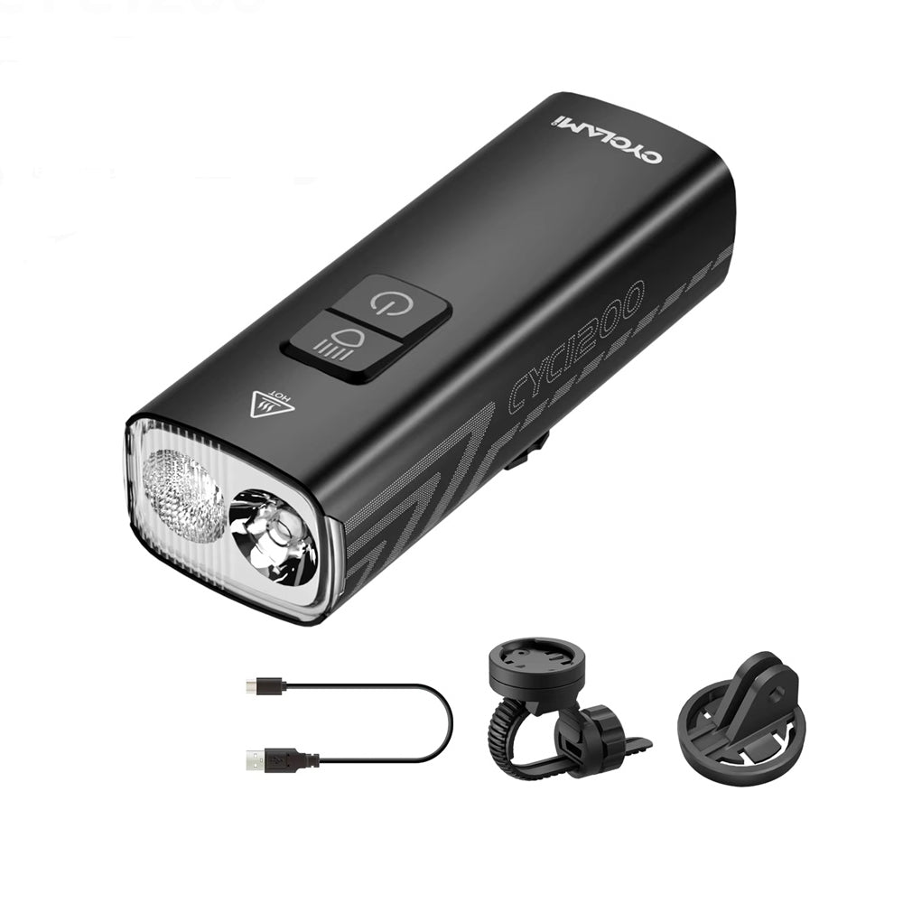 LinkMejor BR 1200 Lumens Bike Headlight 2500mAh IPX6 Waterproof Type-C Charging Front Lights for Outdoor Road Cycling Safety