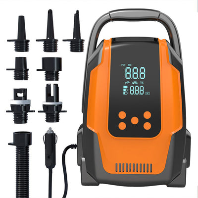 20PSI Electric SUP Air Pump 120W High Pressure Portable Air Inflator Deflator Quick Inflation with Auto-Off 12V DC for Stand Up Paddle Boards Boats Car Tires