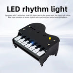 HU-098 DC5V DIY Electronic Keyboard Kit 7-Key Touch Dual Potentiometers 7 LED Rhythm Light Graphical Programming Piano DIY Module for Music Education Project