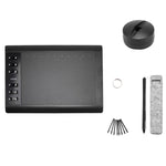 10x6 Inch Professional Graphics Drawing Tablet 12 Express Keys with for Mac Windows for Painting Designing Online Course