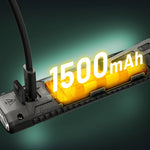 LinkMejor EDC07 1500 Lumens 3 Color Temperatures EDC Flashlight USB-C Rechargeable IP67 Waterproof Compact Pocket Light Work Lights