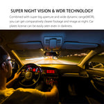 1080P HD Driving Recorder with 4-inch IPS Touch Screen Aluminum Alloy Material Front and Rear Dual Recording Dash Camera