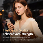 LinkMejor Wireless bluetooth 5.4 Earphone Spatial Sound Directional Sound HD Calling 60H Playback Open-ear Earclips Sports Headphones
