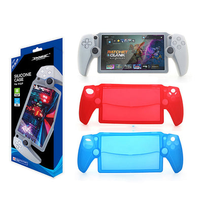 LinkMejor for PlayStation Portal Full Coverage Silicone Case PS5 Streaming Handheld Soft Protective Cover