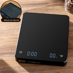 Bincoo Kitchen Coffee Scale With Timer Stand Electronic Digital Kitchen Scale High Precision LCD Electronic Scales