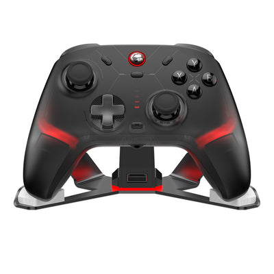 LinkMejor Cyclone 2 Tri-mode RGB Gamepad Hall Effect Joystick and Trigger Six-axis Game Controller Vibration Function 1KHz Polling Rate E-sports Gamepad Compatible with Switch PC IOS Android